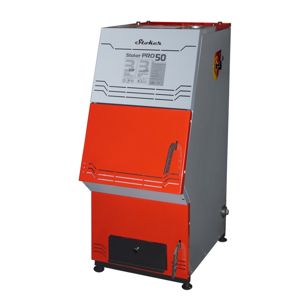 Твердотопливный котел Ermak & Stoker Pro 50-Э