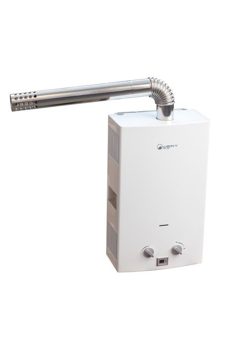 Газовый проточный водонагреватель WERTRUS 10LT white (Wert Rus) турбированная