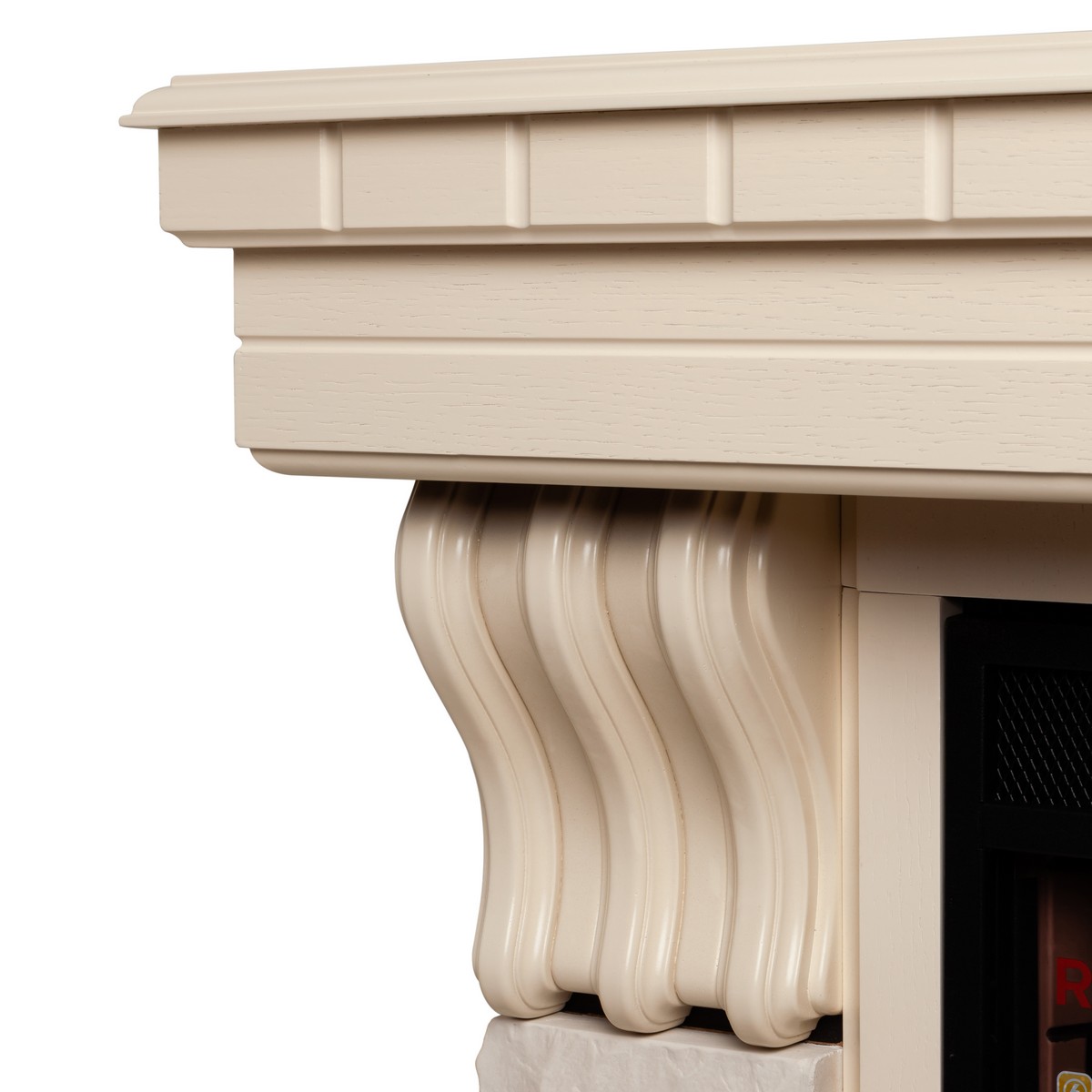 Электрокамин RealFlame  Country 26 WT с очагом Moonblaze Deluxe Black