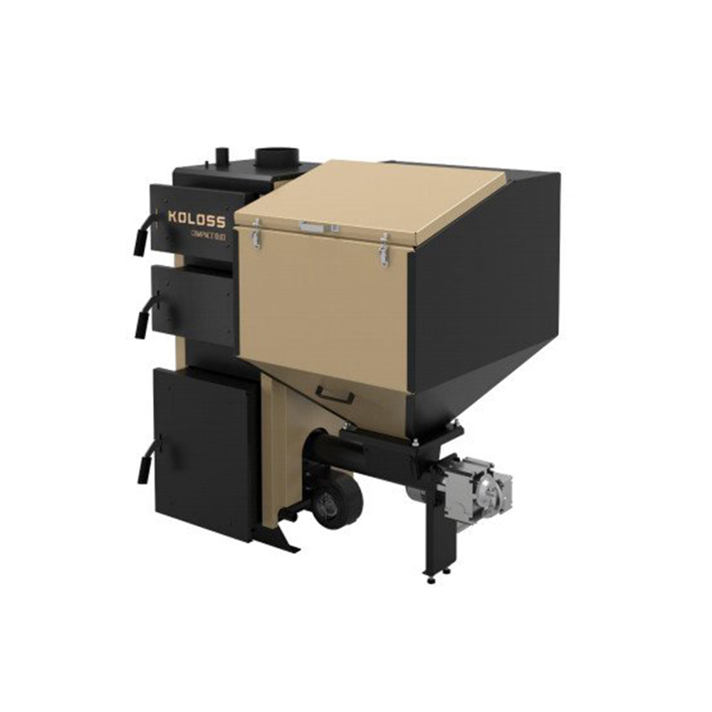 Напольный твердотопливный котел Koloss Auto Compact Duo 65