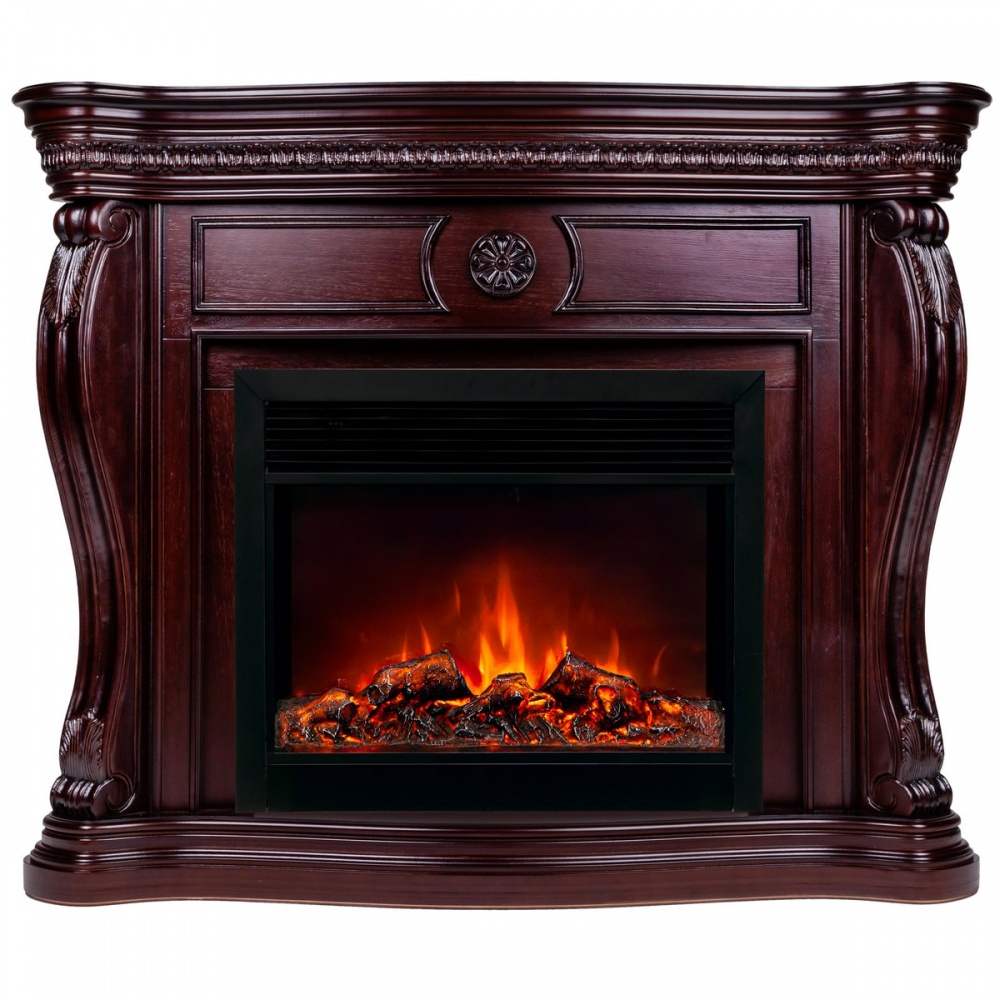 Электрокамин RealFlame  Barcelona 33 AO с очагом Moonblaze Deluxe Black