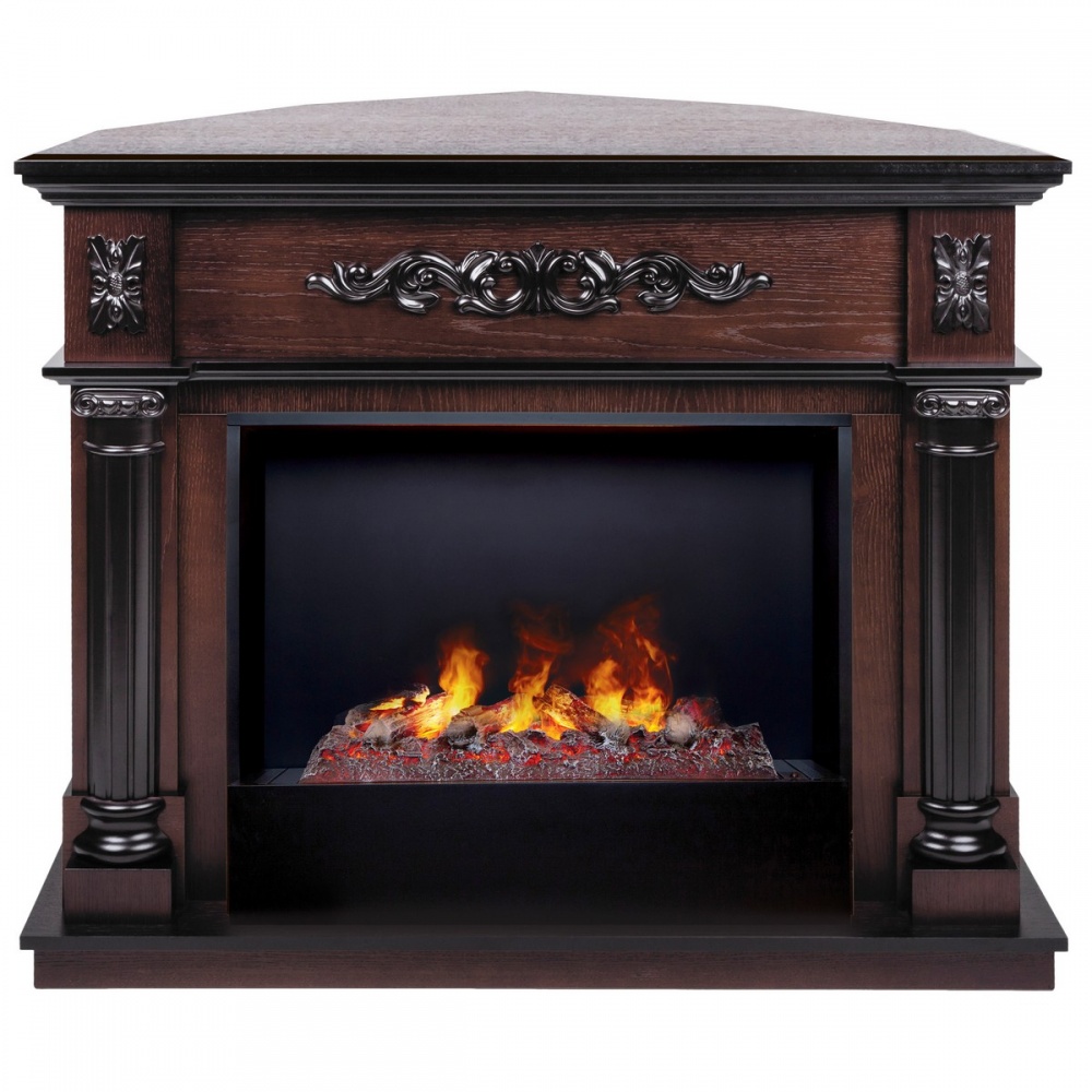 Электрокамин RealFlame  Silvia Corner 26 AO с очагом 3D Cassette 630