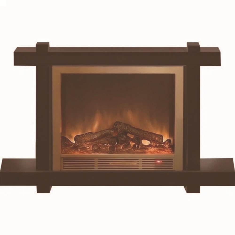 Каминокомплект Glenrich Капри Delux Sharm33 black венге