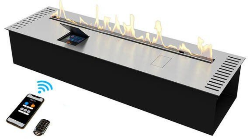 Биокамин автоматический Zefire Automatic 1000 шлифованный