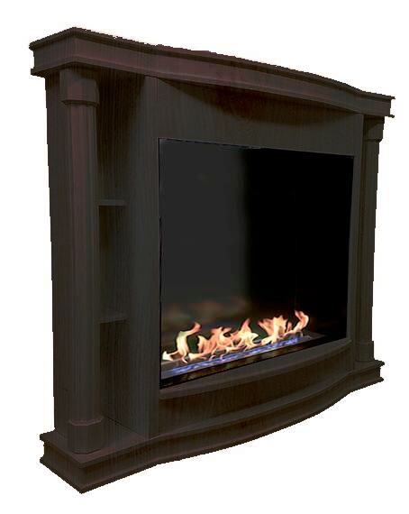 Биокамин классический Zefire Маршал темный дуб