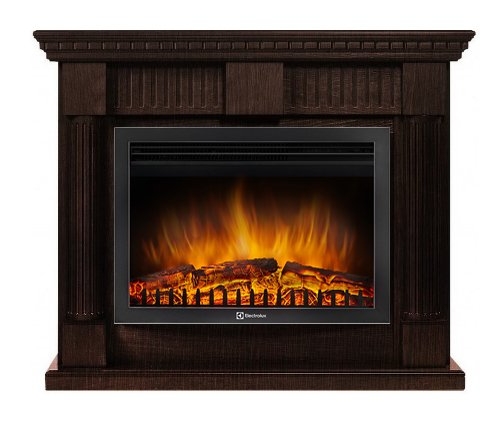 Каминокомплект Electrolux Colonna 30 с очагом EFP/P-3020LS шпон венге