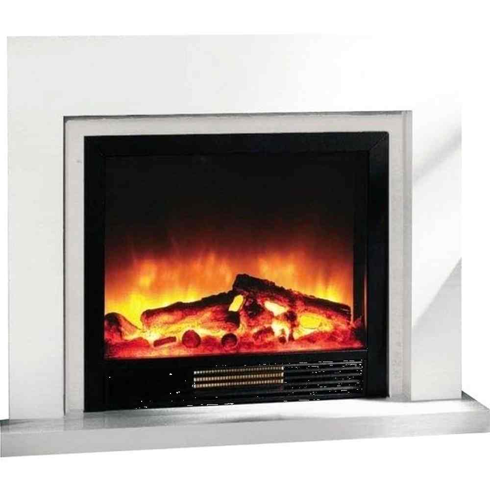 Каминокомплект Glenrich Астория Delux 39 Sharm39 black белый