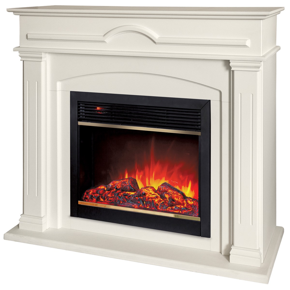 Электрокамин RealFlame  Mirra 26 WT с очагом Moonblaze Deluxe Brass