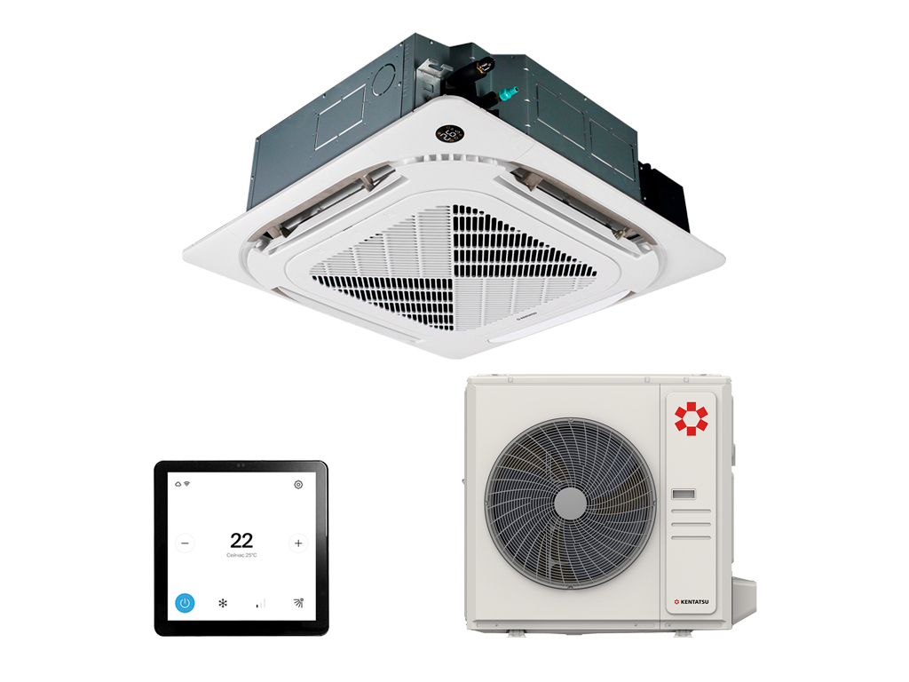 Кассетная сплит-система Kentatsu KSVB165HZRN1W/KSUNB165HZRN3/KPU95-DR Inverter