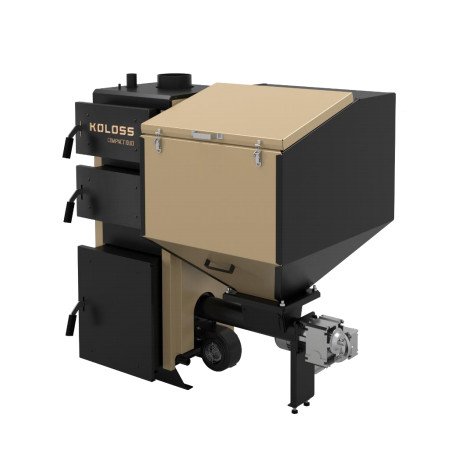 Напольный твердотопливный котел Koloss Auto Compact Duo 45
