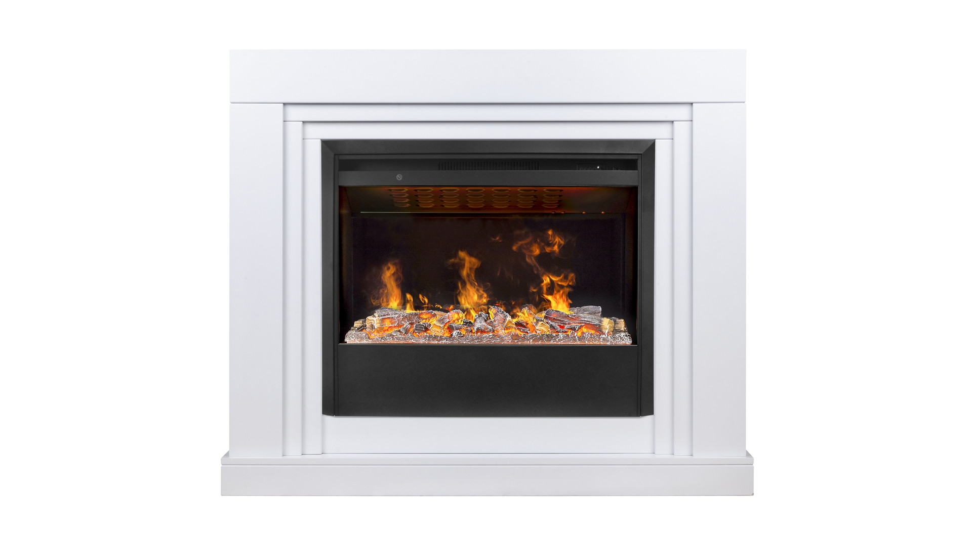 Электрокамин RealFlame  Stanley 26 WT с очагом Helios 26 SBG 3D