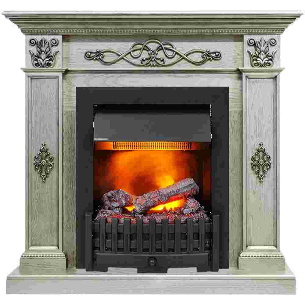 Каминокомплект Dimplex Derby - Old silver с очагом Danville Black FB2