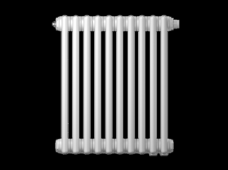 Радиатор трубчатый Zehnder Charleston Retrofit 2056, 18 сек.1/2 ниж.подк. RAL9016 (кроншт.в компл)