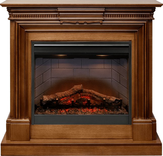 Каминокомплект Dimplex Chelsea - Орех (Ширина 1150 см) с очагом Symphony 26'' DF2608-INT