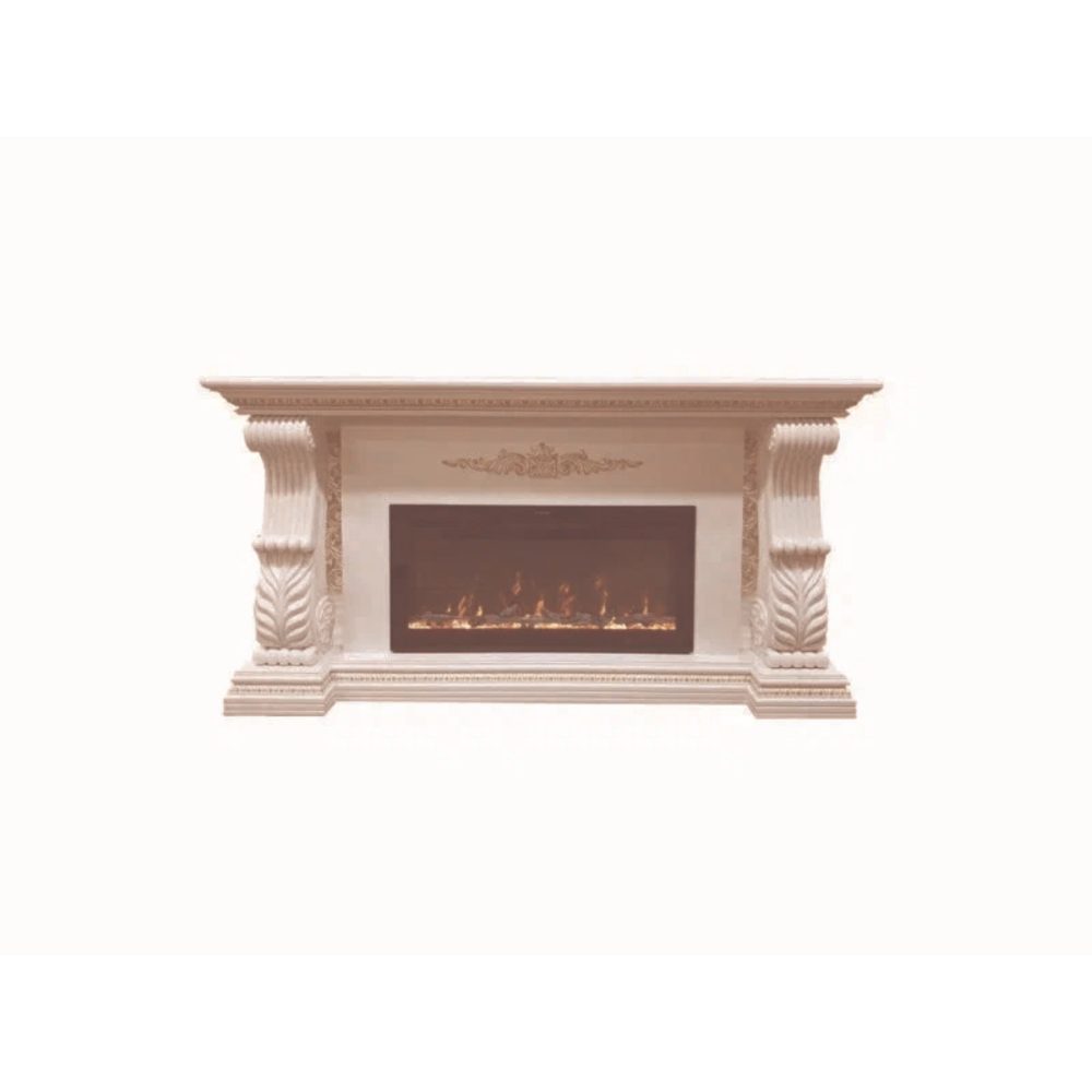 Каминокомплект Glenrich Сенатор Hota 3D мрамор крем