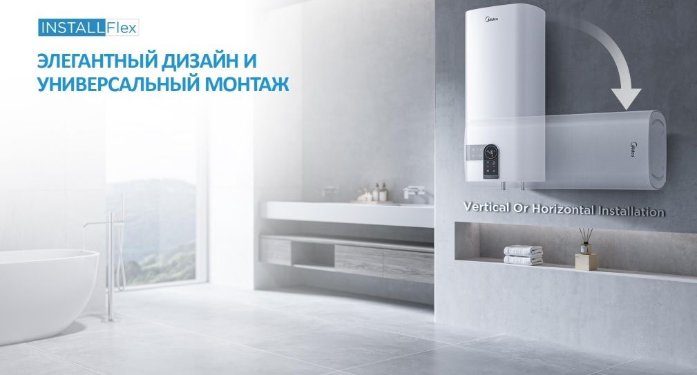 Электрический накопительный водонагреватель Midea MWH80-20SQD-OCEAN