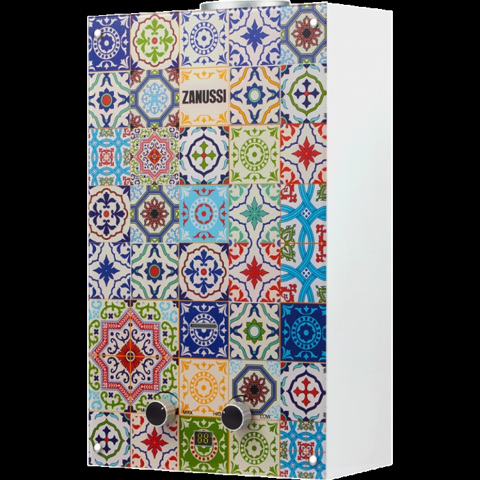 Газовый проточный водонагреватель Zanussi GWH 10 Fonte Glass Fregio