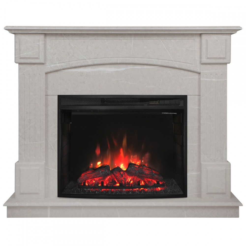 Электрокамин RealFlame Carolina 24/25,5 WT-F714 с очагом Evrika 25,5