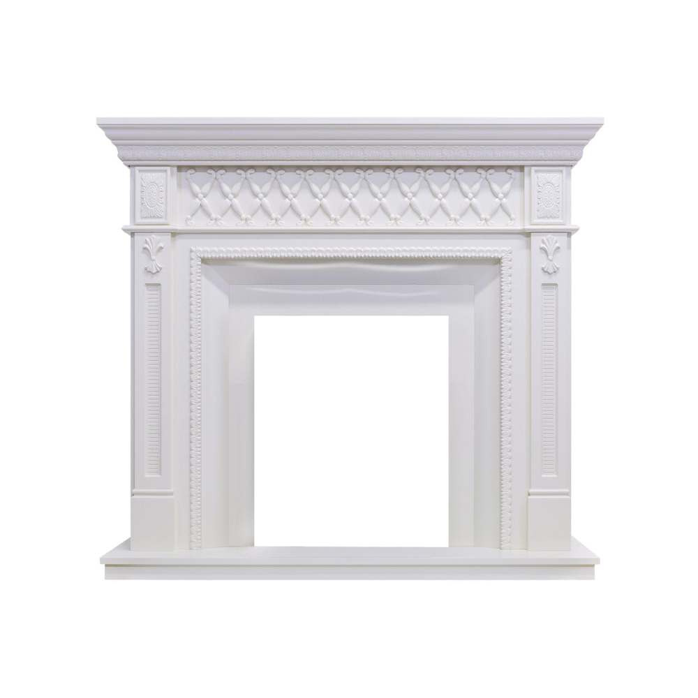 Каминокомплект Royal Flame  Alexandria - Белый дуб с очагом Majestic FX Black