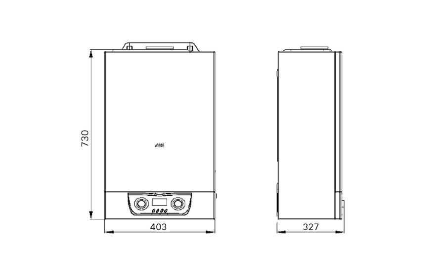 Настенный газовый котел MIZUDO M40ТH OpenTherm