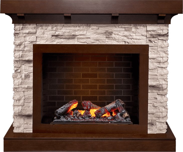 Каминокомплект Dimplex Chalet - Темный дуб/Сланец с очагом Cassette 600 NH