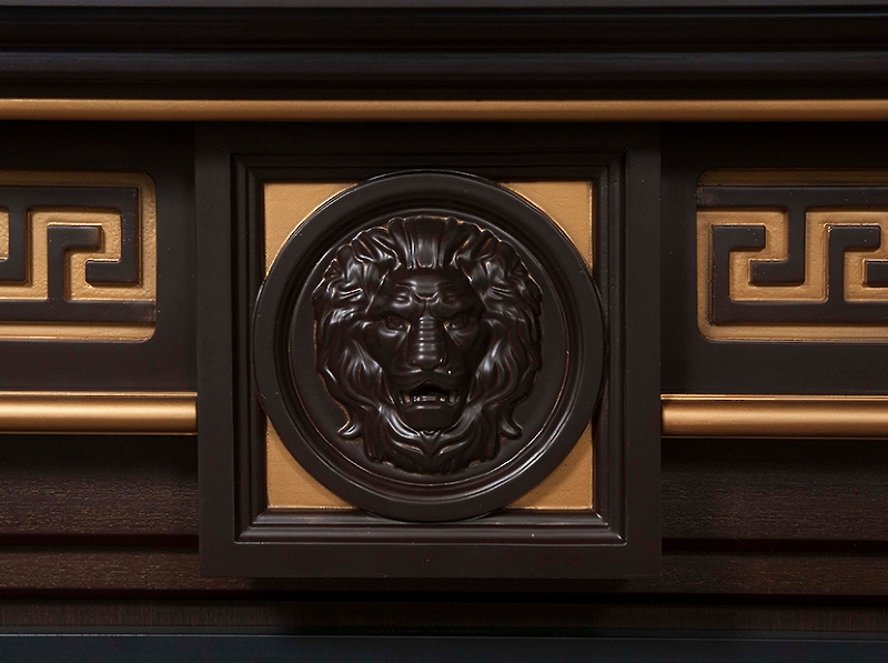 Портал Firelight Vittoriano 30 Темный дуб с золотой патиной