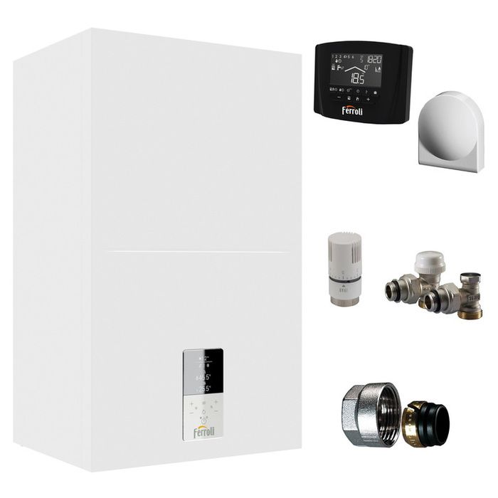 Настенный газовый котел 32 кВт Ferroli BLUEHELIX HITECH RRT 34 C (RU)