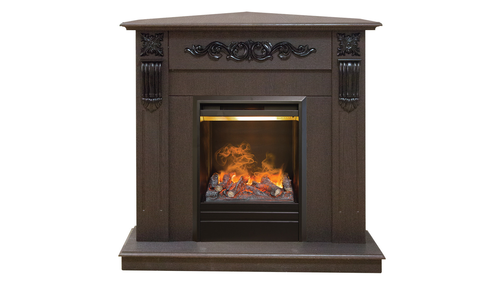 Электрокамин RealFlame  Dominica Corner DN с очагом 3D Olympic