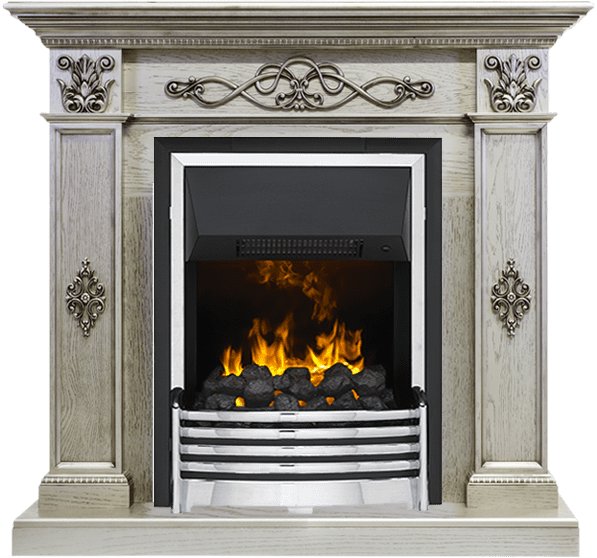 Каминокомплект Dimplex Derby - Old silver с очагом Flagstaff