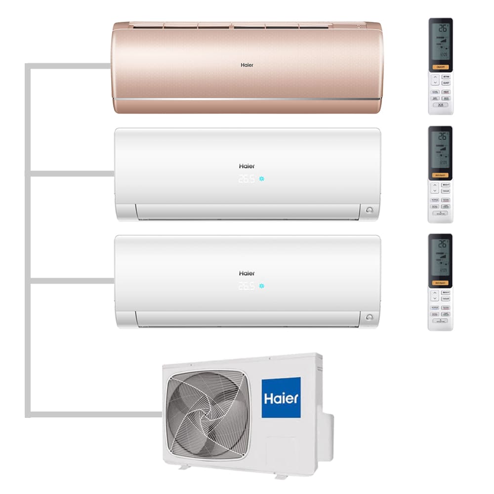 Мульти сплит-система настенная Haier AS35S2SJ2FA-G / AS35S2SF2FA-W / AS25S2SF2FA-W / 3U70S2SR5FA Inverter