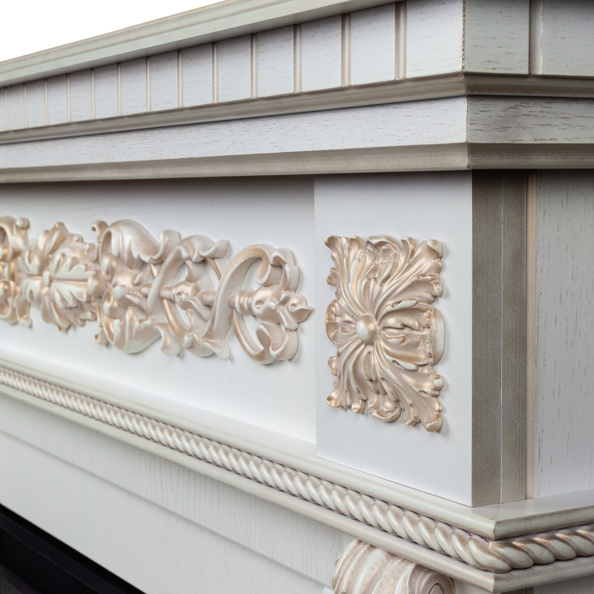 Электрокамин RealFlame  Estella 25,5/26 WT с очагом Moonblaze Deluxe Black