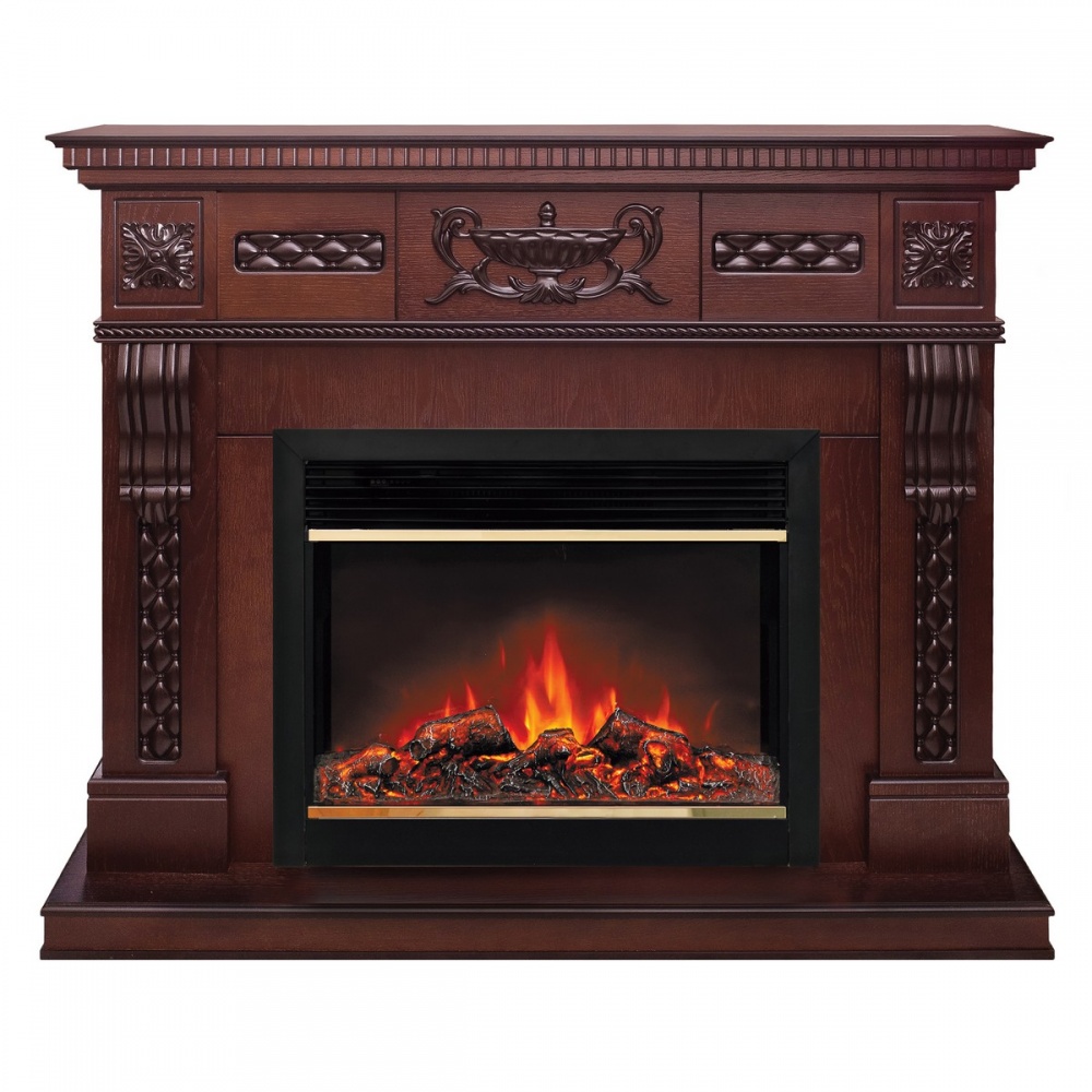 Электрокамин RealFlame  Corsica Lux 25,5/26 AO с очагом Moonblaze Deluxe Brass