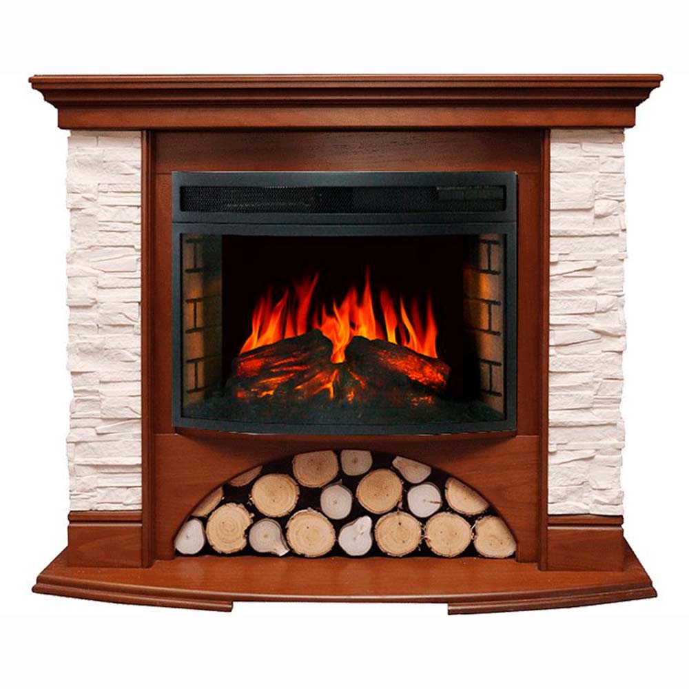 Каминокомплект Royal Flame  Village - Орех с очагом Dioramic 25 LED FX