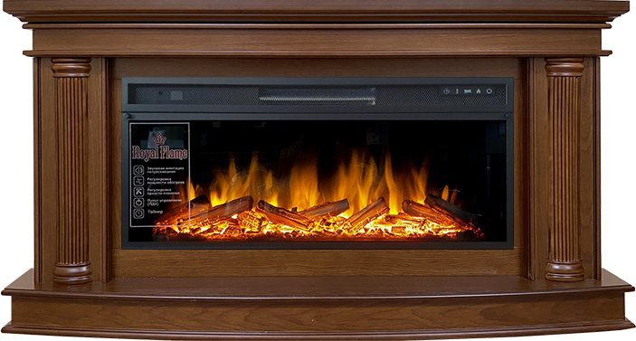 Каминокомплект Royal Flame  Rome - Каштан с очагом Vision 42 LOG LED