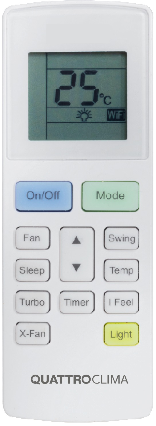 Настенная сплит-система QUATTROCLIMA QV-CA12WA/QN-CA12WA Capri On/Off