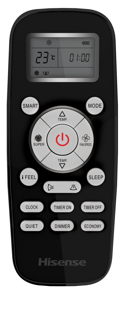 Настенная сплит-система Hisense AS-10HW4SYDTG5B BLACK CRYSTAL CLASSIC A On/Off
