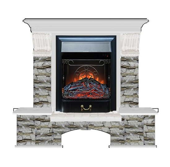 Каминокомплект Glenrich Бостон К Алтай (Magestic)