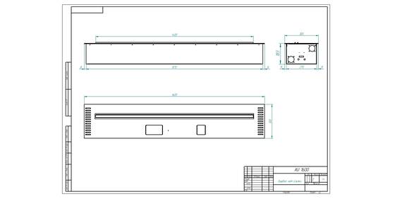 Автоматический биокамин ZeFire М 1600 шлифованный с ДУ