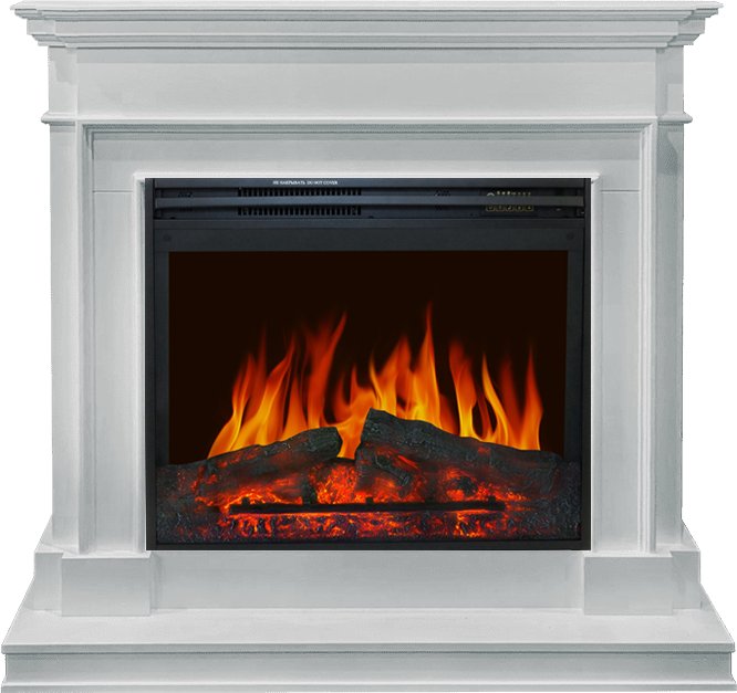 Каминокомплект Royal Flame  Newport - Белый с очагом Jupiter FX New