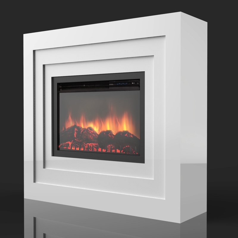 Каминокомплект Electrolux Cubo 30 с очагом EFP/P-3020LS белый