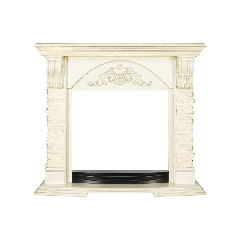 Портал Royal Flame  Rimini - Слоновая кость с патиной