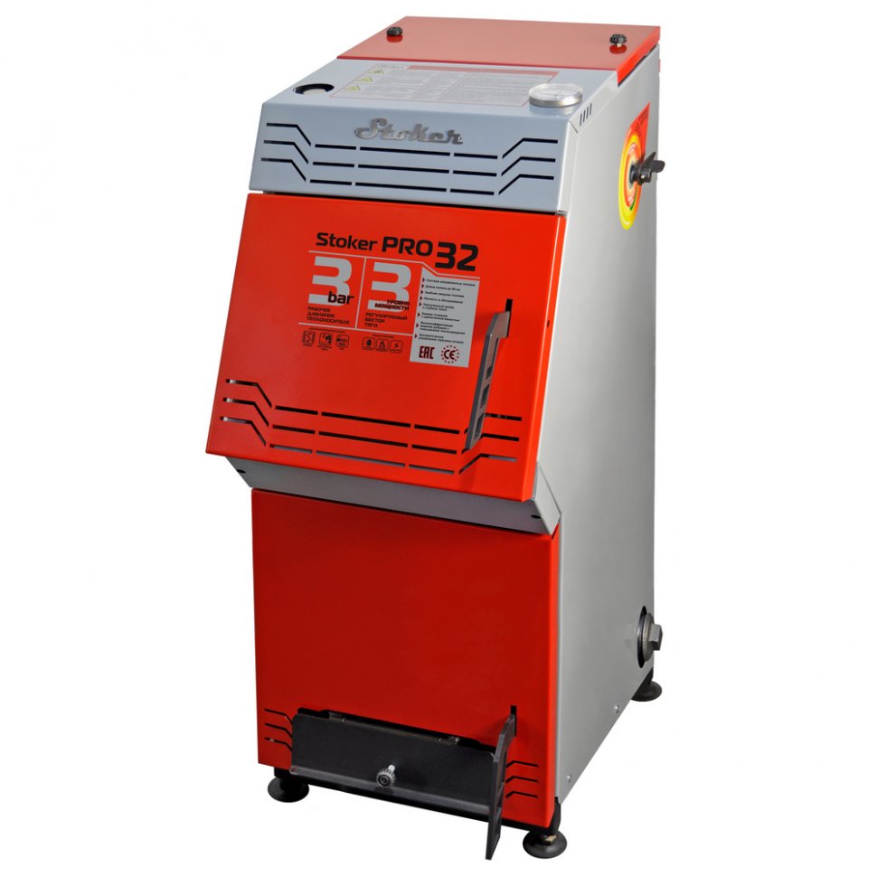 Твердотопливный котел Ermak & Stoker Pro 32-Э