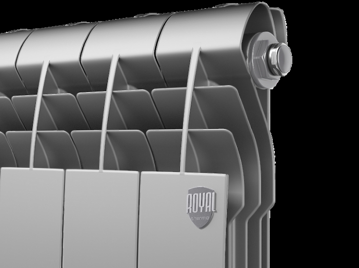 Радиатор алюминиевый Royal Thermo Biliner Alum 500 Silver Satin - 10 секц.