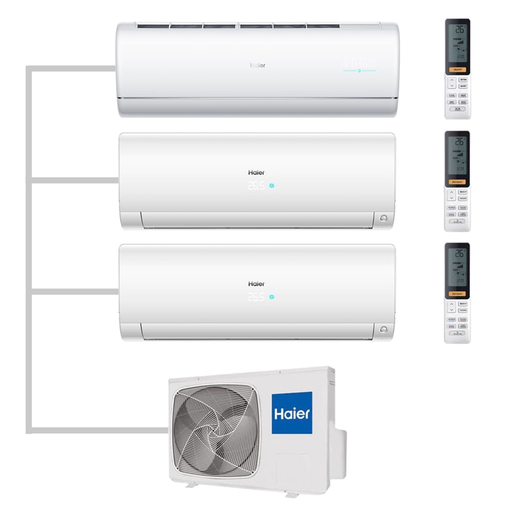 Мульти сплит-система настенная Haier AS35S2SJ2FA-W / AS35S2SF2FA-W / AS25S2SF2FA-W / 3U70S2SR5FA Inverter