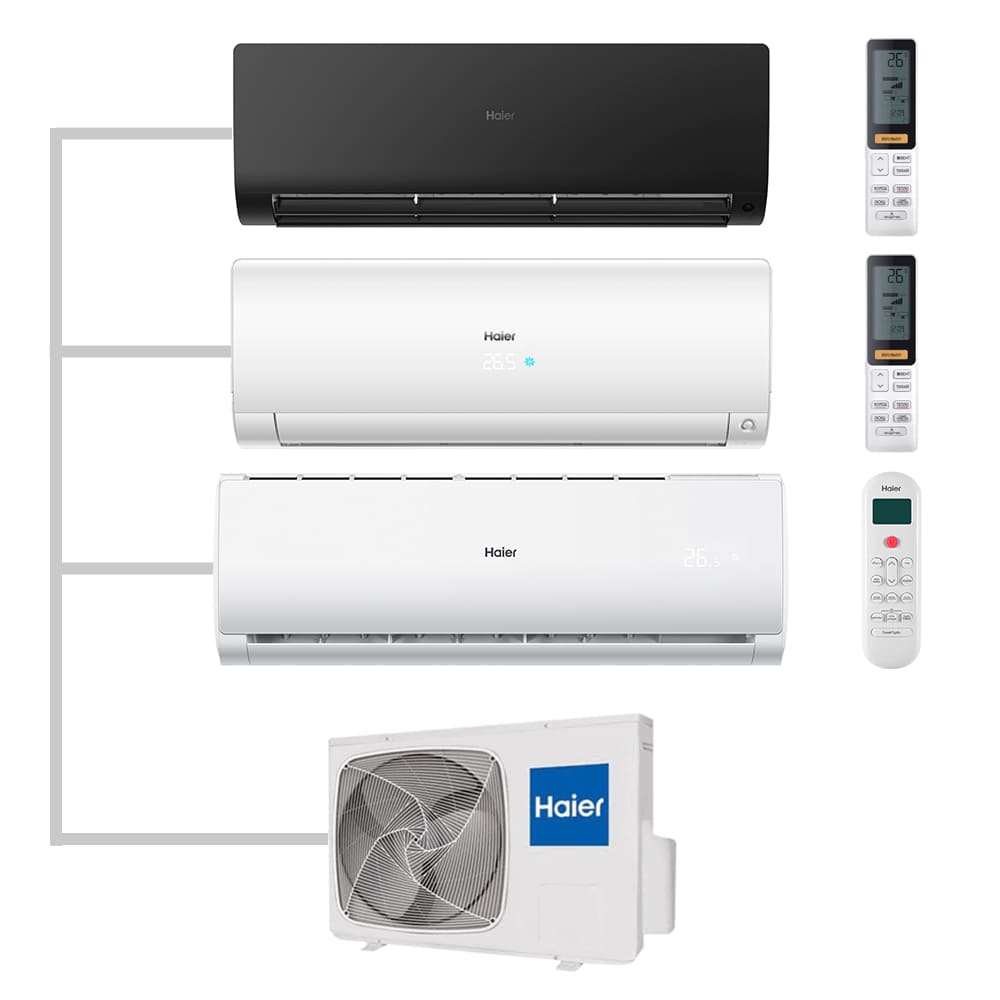 Мульти сплит-система настенная Haier AS25S2SF2FA-B / AS25S2SF2FA-W / AS07TS6HRA-M / 3U70S2SR5FA Inverter