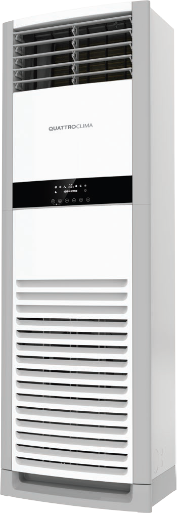 Колонная сплит-система QUATTROCLIMA QV-I24TFK/QN-I24TFK on/off