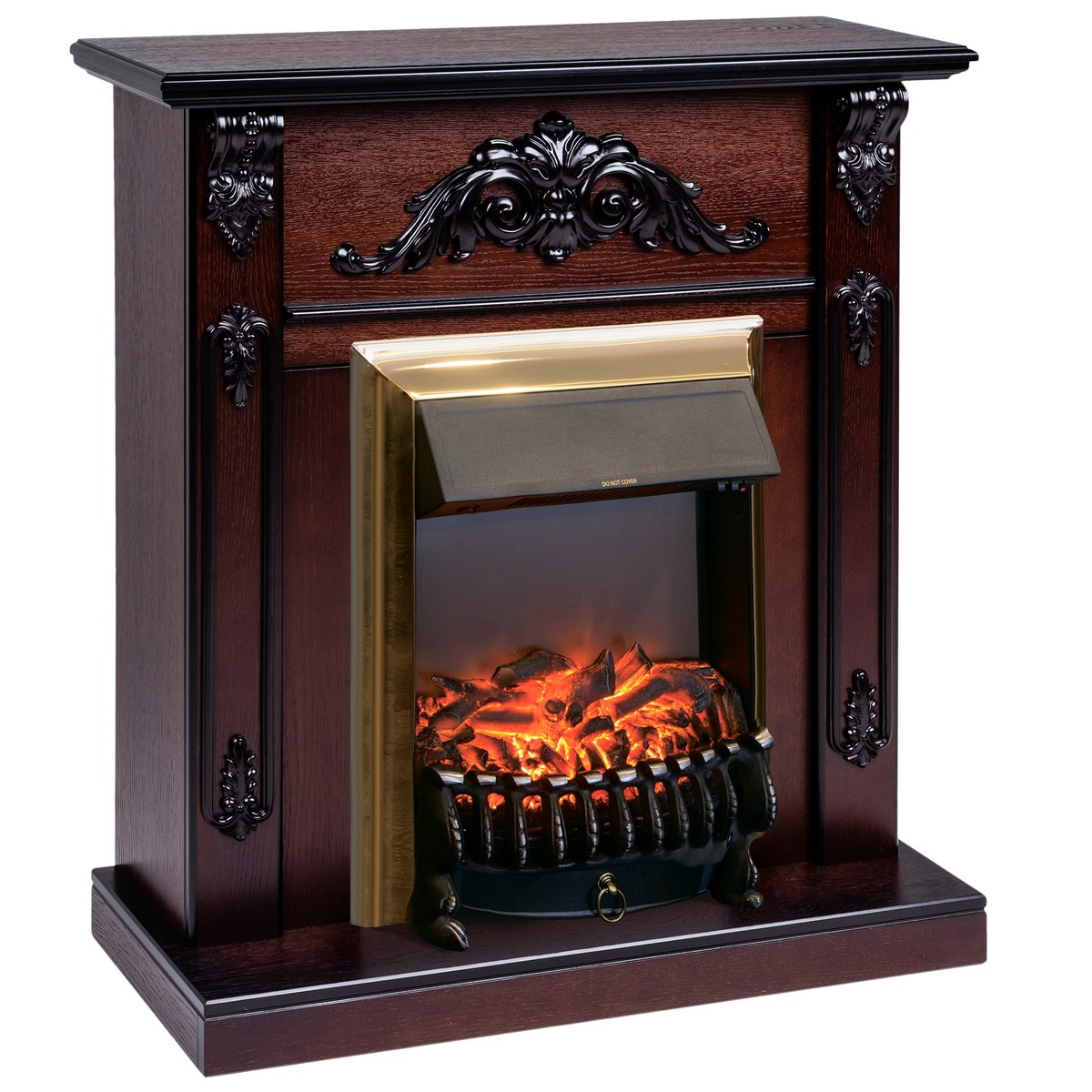 Электрокамин RealFlame Anita AO с очагом Fobos Lux Brass