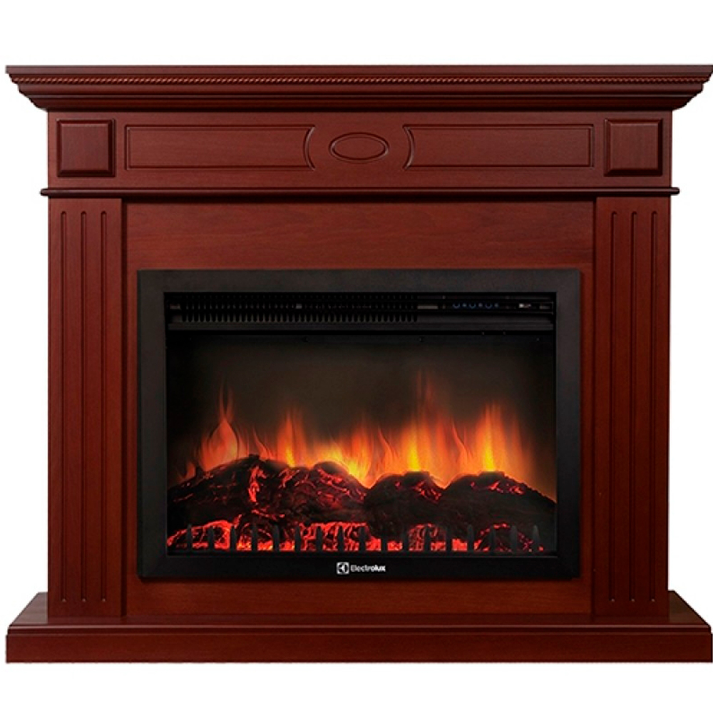 Каминокомплект Electrolux Bianco 26/30 с очагом EFP/P-3020LS шпон красное дерево