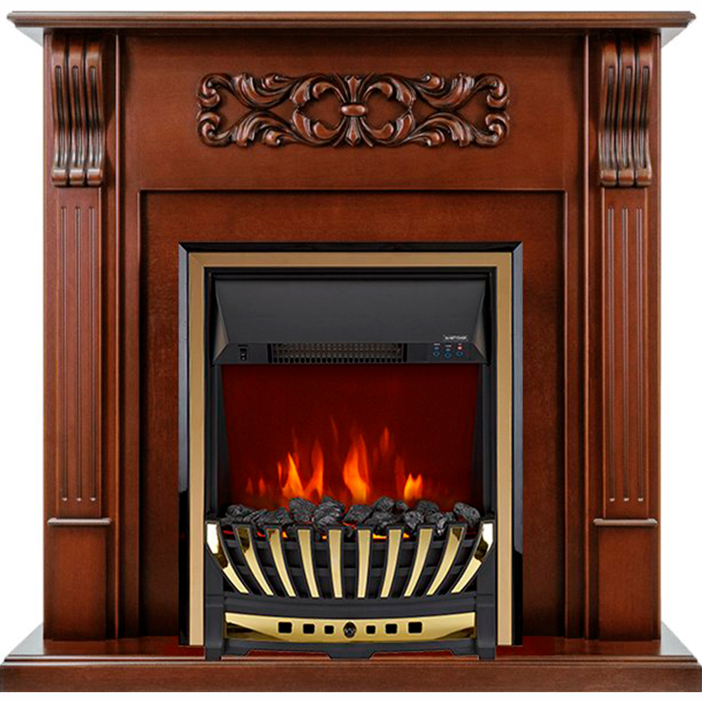 Каминокомплект Royal Flame  Venice - Махагон коричневый антик с очагом Aspen Gold
