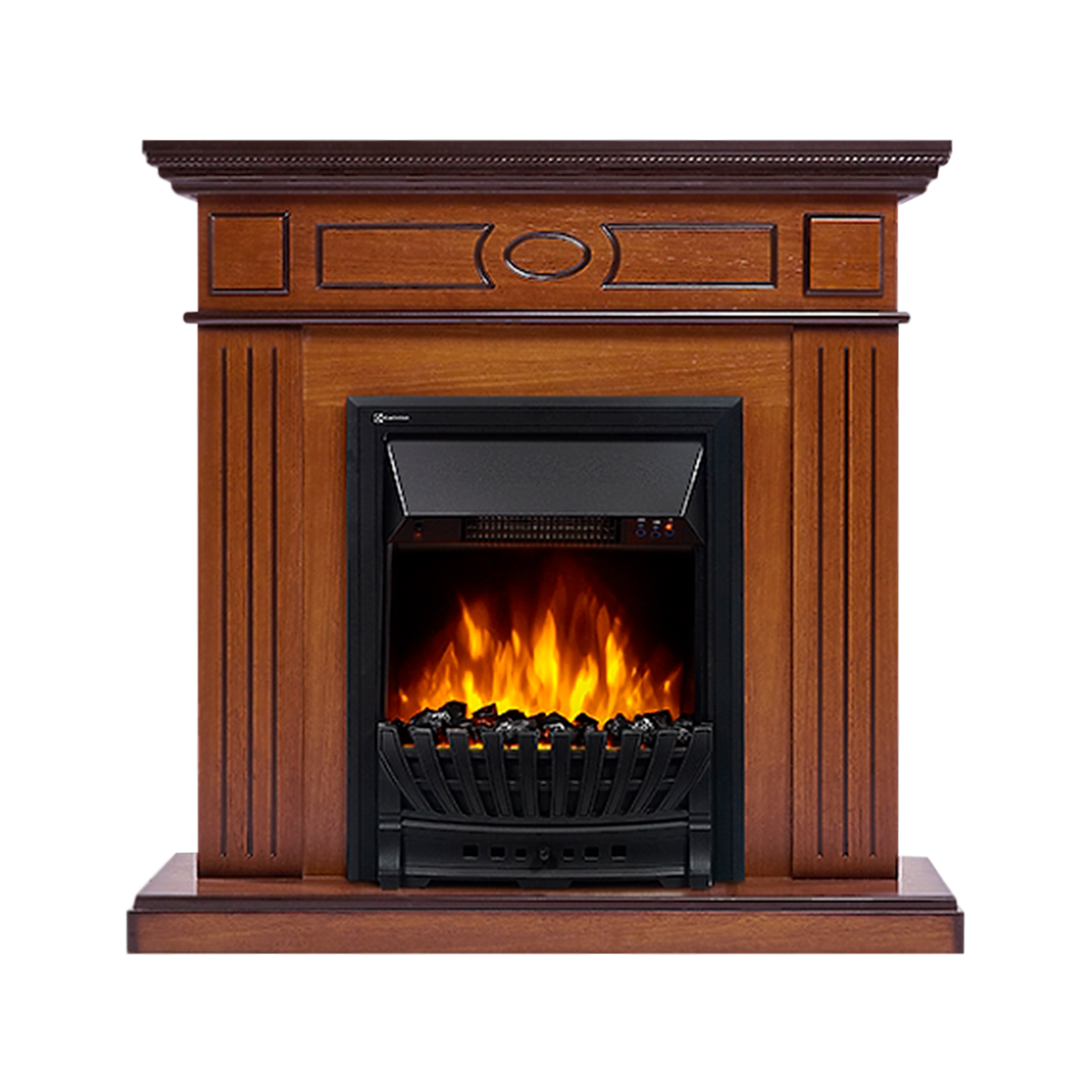 Портал Firelight Bianco Classic шпон орех